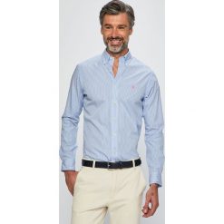 Polo Ralph Lauren - Koszula. Niebieskie koszule męskie Polo Ralph Lauren, s, w paski, z bawełny, casualowe, polo, z długim rękawem. Za 469,90 zł.