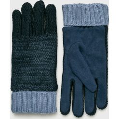 Pepe Jeans - Rękawiczki Eley. Niebieskie rękawiczki męskie marki Pepe Jeans, z elastanu. W wyprzedaży za 99,90 zł.