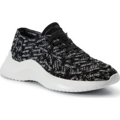Sneakersy CALVIN KLEIN - Usra E7149 Black/White. Czarne półbuty damskie Calvin Klein, na co dzień, bez wzorów, ze skóry ekologicznej, bez obcasa, na płaskiej podeszwie, bez zapięcia. Za 649,00 zł.