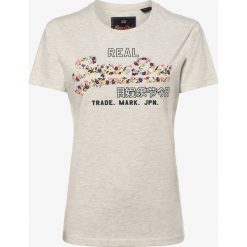Superdry - T-shirt damski, szary. Szare t-shirty damskie Superdry, xs, z nadrukiem. Za 129,95 zł.