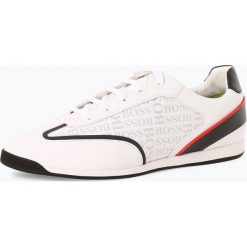BOSS Athleisure - Tenisówki męskie – Maze_Lowp_logo, biały. Białe trampki męskie BOSS Athleisure, bez wzorów, bez zapięcia. Za 649,95 zł.
