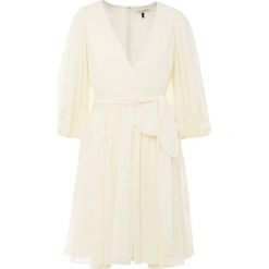 Sukienki hiszpanki: Halston Heritage GEORGETTE DRESS Sukienka koktajlowa creme