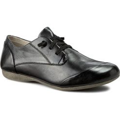 Półbuty JOSEF SEIBEL - Fiona 01 87201 971 600 Schwarz. Czarne półbuty damskie Josef Seibel, na co dzień, bez wzorów, ze skóry, bez obcasa, na płaskiej podeszwie, bez zapięcia. W wyprzedaży za 219,00 zł.