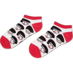 Skarpety Niskie Unisex CUP OF SOX - Kolekcja Co Za Szycie G Biały Kolorowy. Białe skarpetki damskie marki Cup of sox, bez wzorów, z elastanu. Za 19,00 zł.