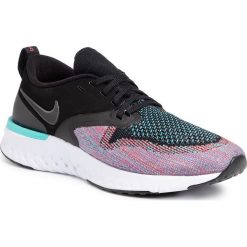 Buty NIKE - Odyssey React 2 Flyknit AH1016 003 Black/Black Hyper Jade. Czarne buty sportowe damskie Nike, bez wzorów, ze skóry ekologicznej, sportowe, do biegania. W wyprzedaży za 409,00 zł.