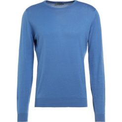 Swetry klasyczne męskie: John Smedley HATFIELD Sweter chambray blue