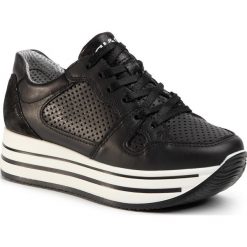 Sneakersy IGI&CO - 5165600 Nero. Czarne półbuty damskie IGI&CO, ze skóry. W wyprzedaży za 369,00 zł.