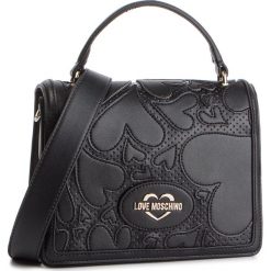 Torebka LOVE MOSCHINO - JC4233PP07KD200A Nero. Czarne torebki klasyczne damskie Love Moschino, bez wzorów, ze skóry ekologicznej, klasyczne, bez dodatków. W wyprzedaży za 499,00 zł.