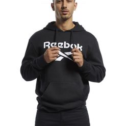 REEBOK CLASSICS VECTOR > FJ3280. Bluzy męskie Reebok, xl, z aplikacjami, z bawełny, klasyczne, z kapturem, bez rękawów, długie, bez kaptura. Za 229,99 zł.