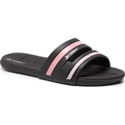 Klapki RIDER - Resort II Fem 82504 Black/Black 20880. Czarne klapki damskie Rider, bez wzorów, z tworzywa sztucznego, bez obcasa. W wyprzedaży za 89,00 zł.