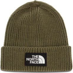 Czapka THE NORTH FACE - Tnf Logo Box Cuf Bne T93FJX21L New Taupe Green. Zielone czapki zimowe damskie marki The North Face, z elastanu. Za 129,00 zł.