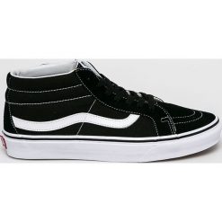 Vans - Trampki Sk8-Mid Reissue. Czarne trampki męskie Vans, bez wzorów, ze skóry, bez zapięcia. W wyprzedaży za 249,90 zł.