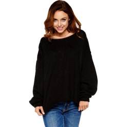 Sweter w kolorze czarnym. Czarne bez kategorii Lemoniade, ze splotem, z dekoltem w łódkę. Za 159,95 zł.