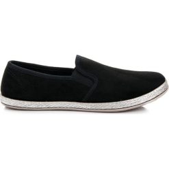 Tenisówki damskie: Zamszowe espadryle slip on CATALEYA