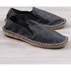 Espadryle męskie wsuwane czarne Big Star DD174022 - czarny. Czarne espadryle męskie BIG STAR, bez wzorów, retro, bez zapięcia. Za 39,00 zł.