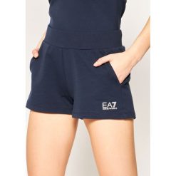 Szorty sportowe EA7 Emporio Armani 3HTS66 TJ31Z 1554. Niebieskie spodenki sportowe damskie EA7 Emporio Armani, m, bez wzorów, sportowe. W wyprzedaży za 229,00 zł.