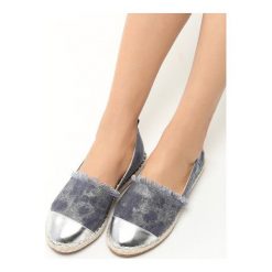 Espadryle damskie: Granatowe Espadryle Cheerleader