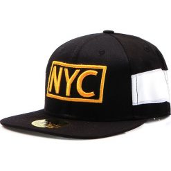 Czapki z daszkiem męskie: Czapka męska snapback czarna (hx0196)