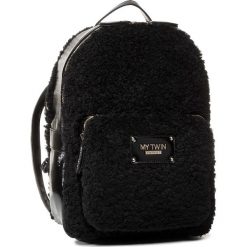 Plecak MY TWIN - Zaino 192MO8080 Nero 00006. Czarne plecaki damskie My Twin, bez wzorów, ze skóry ekologicznej, eleganckie. W wyprzedaży za 519,00 zł.
