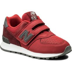 Sneakersy NEW BALANCE - YV574D1 Czerwony. Czerwone półbuty dziewczęce New Balance, na rzepy. W wyprzedaży za 189,00 zł.