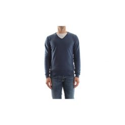 Swetry Wool co WO6131 SCOLLO V. Niebieskie swetry męskie Wool co, xl, bez wzorów, bez kołnierzyka, bez kaptura. Za 153,29 zł.