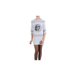 Sukienki krótkie Brigitte Bardot BB43121. Szare sukienki mini damskie marki Brigitte Bardot, z krótkim rękawem, krótkie. Za 743,40 zł.