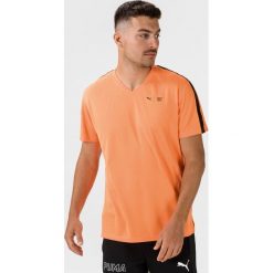 Puma First Mile Koszulka Pomarańczowy. Pomarańczowe podkoszulki męskie Puma, l, bez wzorów, z poliesteru, bez kołnierzyka, krótkie. Za 206,95 zł.