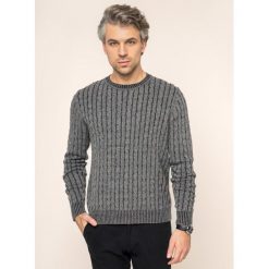 Sweter Digel 1298008. Szare swetry męskie Digel, m, bez wzorów, z wełny, klasyczne, z klasycznym kołnierzykiem, bez kaptura. W wyprzedaży za 299,00 zł.