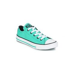 Buty Dziecko Converse CHUCK TAYLOR ALL STAR OX. Niebieskie trampki dziewczęce Converse, bez wzorów, bez zapięcia. Za 159,20 zł.