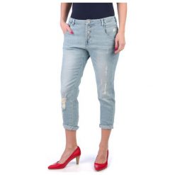 Mustang Jeansy Damskie New Tapered 26/32 Niebieski. Niebieskie jeansy damskie Mustang, z jeansu. W wyprzedaży za 219,00 zł.