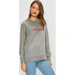 Trendyol - Bluza. Szare bluzy damskie Trendyol, s, z nadrukiem, z bawełny, bez rękawów, bez kaptura. W wyprzedaży za 49,90 zł.