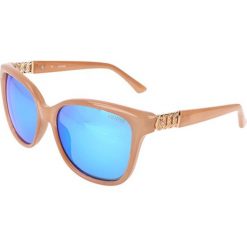 Okulary przeciwsłoneczne "GU7385" w kolorze beżowo-niebieskim. Brązowe okulary przeciwsłoneczne damskie marki Hugo Boss, Valentino, Guess, wakacyjne. W wyprzedaży za 169,95 zł.