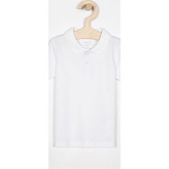 Name it - Polo dziecięce 92-128 cm. Białe t-shirty chłopięce Name it, bez wzorów, z elastanu, z krótkim rękawem. Za 59,90 zł.