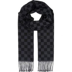 KARL LAGERFELD Szal black. Czarne szaliki męskie KARL LAGERFELD, z materiału. Za 499,00 zł.