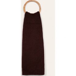 Tom Tailor Denim - Szalik. Niebieskie szaliki męskie TOM TAILOR DENIM, bez wzorów, z bawełny. W wyprzedaży za 69,90 zł.