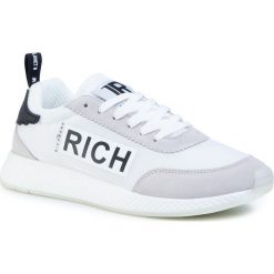 Sneakersy JOHN RICHMOND - 1323 B Bianco. Białe sneakersy męskie John Richmond, bez wzorów, ze skóry, klasyczne, bez zapięcia. W wyprzedaży za 519,00 zł.