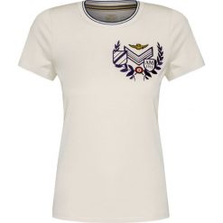 T-shirt AERONAUTICA MILITARE. Czarne bluzki damskie Aeronautica Militare, bez wzorów, z bawełny, z włoskim kołnierzykiem. W wyprzedaży za 366,00 zł.