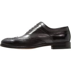 Brett & Sons Eleganckie buty natur noir/asfalto. Czarne buty wizytowe męskie marki Brett & Sons, ze skóry, na sznurówki. Za 589,00 zł.