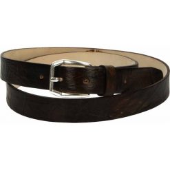 Pasek - 8722 PEL BRON. Czarne paski damskie Venezia, w paski, ze skóry. Za 99,00 zł.