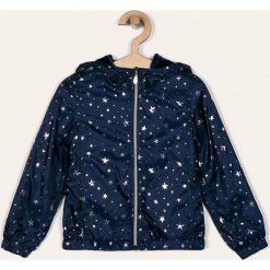 Blukids - Kurtka dziecięca 98-134 cm. Niebieskie kurtki dziewczęce Blukids, bez wzorów, z poliesteru, krótkie, z kapturem. W wyprzedaży za 69,90 zł.