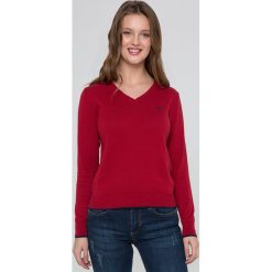 Sweter w kolorze bordowym. Czerwone bez kategorii marki Felix Hardy, l, w paski. W wyprzedaży za 129,95 zł.
