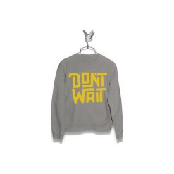 Bluza Don't Wait Męska. Szare bluzy damskie Failfake, xxl, bez wzorów, bez kołnierzyka, bez rękawów, bez kaptura. Za 170,00 zł.