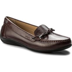 Mokasyny GEOX - D Yuki A D6455A 00043 C7357 Dk Burgundy. Czerwone mokasyny damskie marki Geox, ze skóry. W wyprzedaży za 219,00 zł.