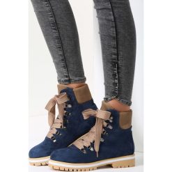Granatowe Traperki Bye Bye Love. Niebieskie buty zimowe damskie vices. Za 64,99 zł.