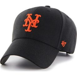47brand - Czapka New York Mets. Czarne czapki męskie marki 47brand, bez wzorów, z wełny. Za 89,90 zł.