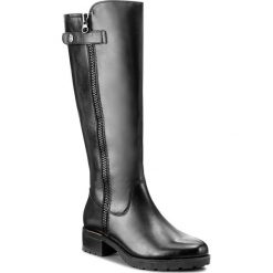 Oficerki CAPRICE - 9-26612-29 Black Nappa 022. Czarne kozaki damskie marki Caprice, ze skóry, na obcasie. W wyprzedaży za 359,00 zł.