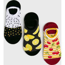 Medicine - Stopki Basic (3 pack). Szare skarpetki damskie MEDICINE, bez wzorów, z elastanu. Za 29,90 zł.