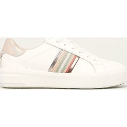 Tamaris - Buty. Białe buty sportowe damskie Tamaris, bez wzorów, ze skóry ekologicznej, sportowe. Za 189,90 zł.