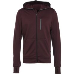 Bluzy męskie: adidas Performance BEYOND THE RUN Bluza rozpinana darkburgunder/black