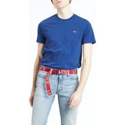 Levi's Koszulka Niebieski. Niebieskie podkoszulki męskie Levi's®, s, bez wzorów, z bawełny, bez kołnierzyka, krótkie. Za 102,95 zł.
